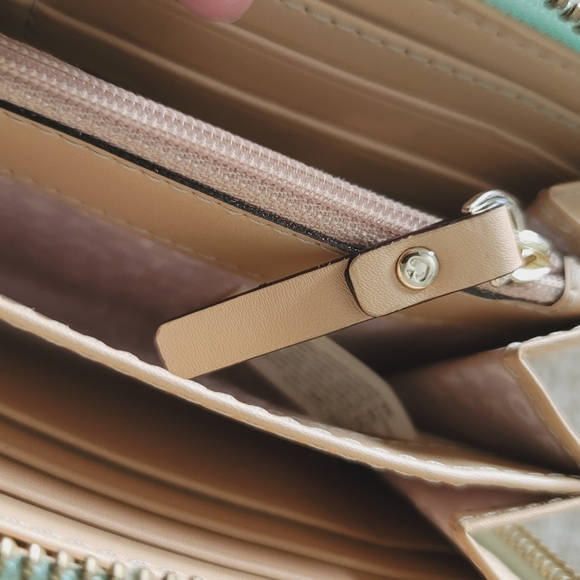 Kate Spade Mintmojito Green Wellesley Neda Wallet Code: Wlru-1153 Like New - Picture 14 of 15